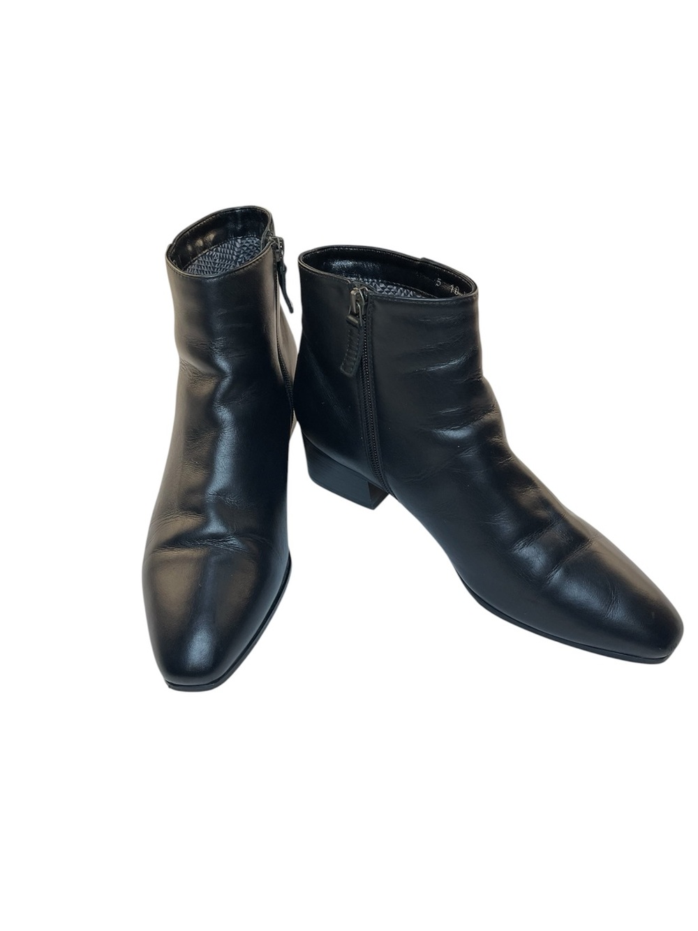 Aquatalia Women's Fuoco Calf Pointed Toe Ankle Boots Black Leather Women’s Sz 10